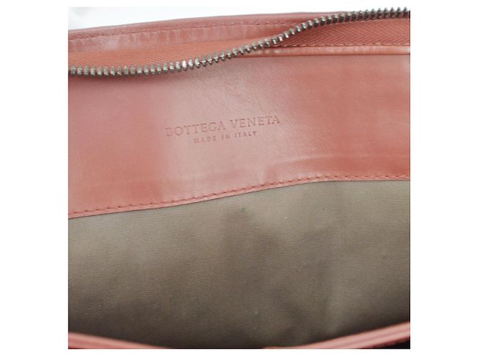 Bottega Veneta Soft Slim Intrecciato Nappa Marrone - vista 4