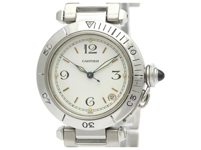 Cartier Pasha C Big Date Automatic Stainless Steel 35 - vista 4
