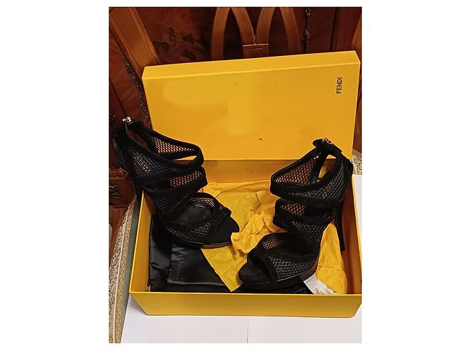 Fendi Plateau-Sandalen schwarz - Ansicht 10