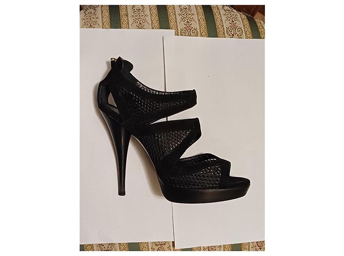 Fendi Plateau-Sandalen schwarz - Ansicht 3