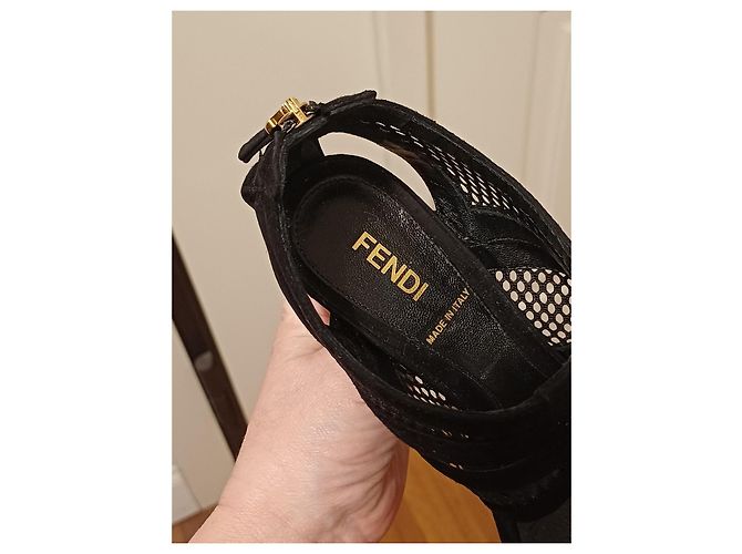 Fendi Plateau-Sandalen schwarz - Ansicht 7