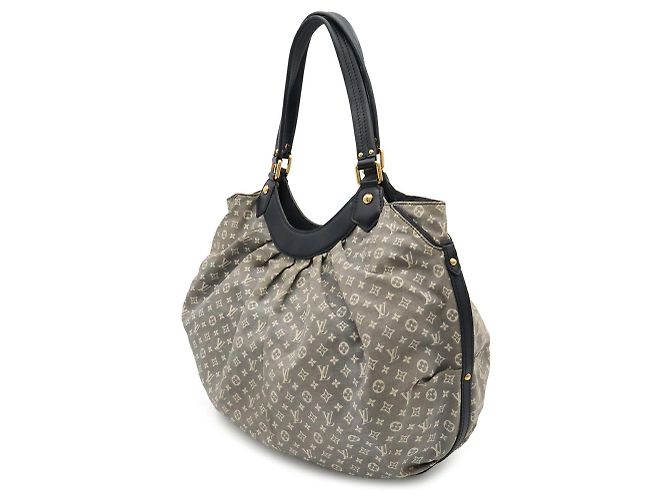 Sac cabas Louis Vuitton Monogram Idylle Fantasy Noir Bleu Marine - vue 3