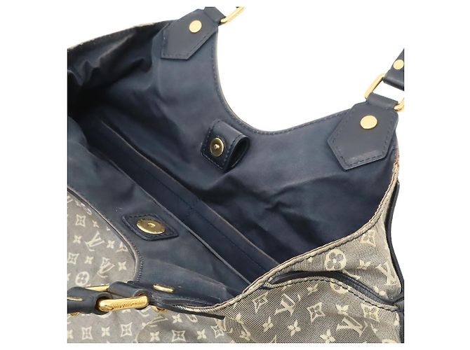 Sac cabas Louis Vuitton Monogram Idylle Fantasy Noir Bleu Marine - vue 6