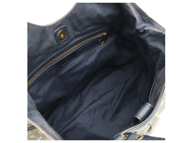 Sac cabas Louis Vuitton Monogram Idylle Fantasy Noir Bleu Marine - vue 7