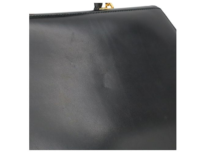 Borsa a tracolla in pelle Gancini Salvatore Ferragamo Nero - vista 10