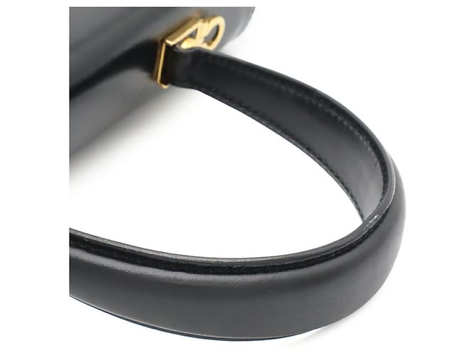 Borsa a tracolla in pelle Gancini Salvatore Ferragamo Nero - vista 5