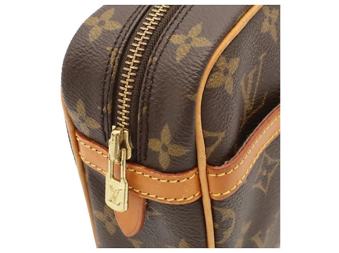 Louis Vuitton Monogram Compiegne 23 Second Bag Clutch Marrom Monograma - vista 5