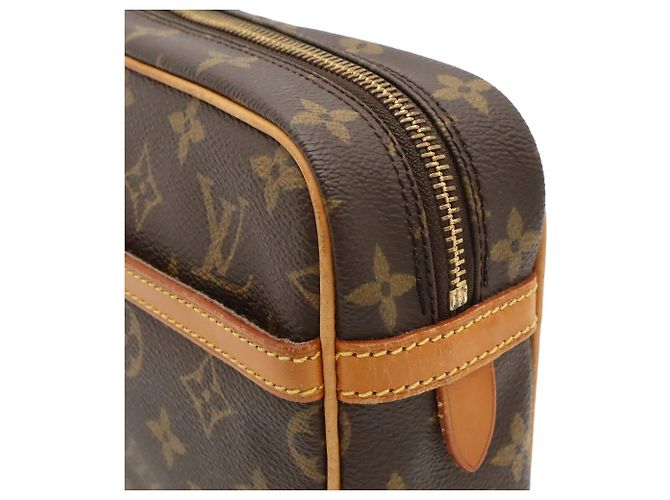 Louis Vuitton Monogram Compiegne 23 Second Bag Clutch Marrom Monograma - vista 8