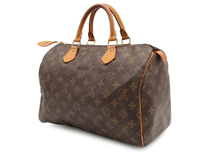 Sac à main Louis Vuitton Monogram Speedy 30 Marron Monogramme - vue 3