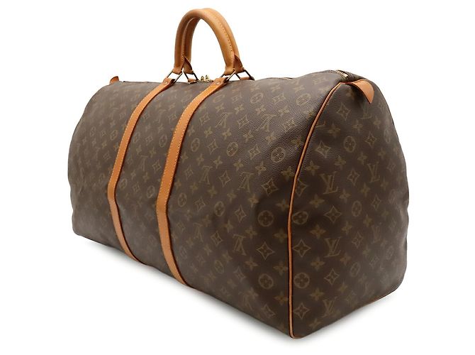 Louis Vuitton Monogram Keepall 60 Boston Tasche Braun Monogramm - Ansicht 3
