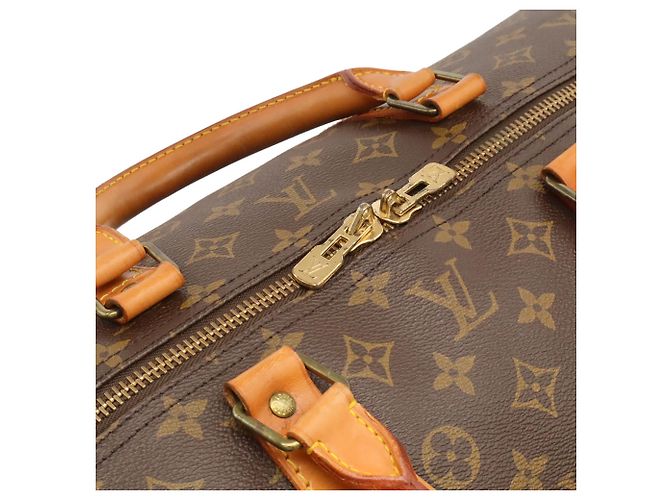 Louis Vuitton Monogram Keepall 60 Boston Tasche Braun Monogramm - Ansicht 6