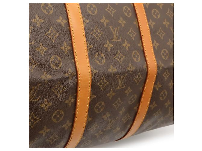 Louis Vuitton Monogram Keepall 60 Boston Tasche Braun Monogramm - Ansicht 9