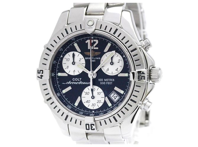 Breitling Colt Chronograph Quartz Stainless Steel 38 - vista 4