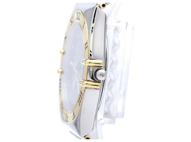 Omega Constellation Quartz Stainless Steel and Yellow Gold 33 - vista 3