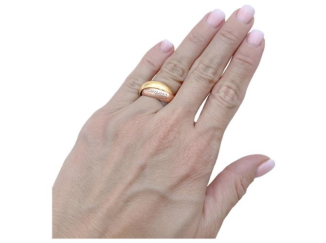 Anillo Cartier, "Trinity", oro amarillo, oro blanco, oro rosa. - vista 5
