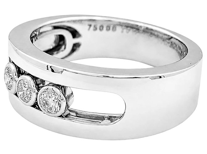 Anillo Messika, "Move Joaillerie", oro blanco, diamantes. - vista 2