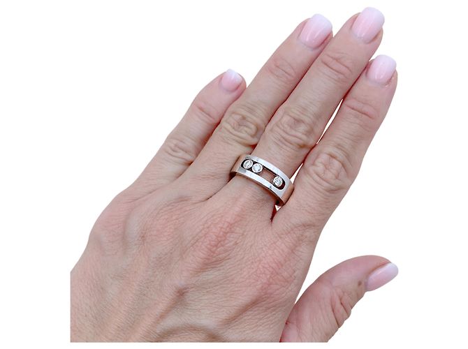 Anillo Messika, "Move Joaillerie", oro blanco, diamantes. - vista 5