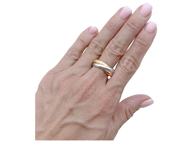 Anello Cartier, "Trinity Classique", 3 ori. - vista 4