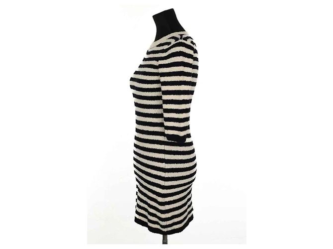 Abito Alexandra Golovanoff in cotone beige - vista 4