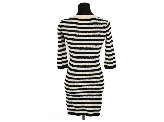 Abito Alexandra Golovanoff in cotone beige - vista 5
