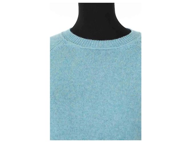 Pull Alexandra Golovanoff en cachemire bleu S - vue 2