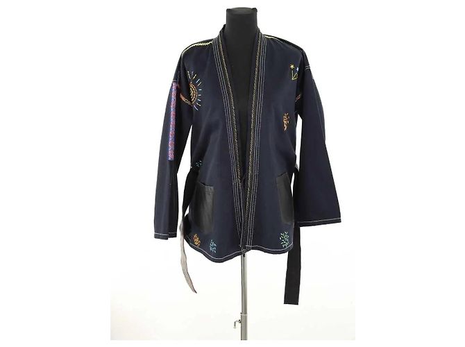 Autre Marque Chaqueta Monoki de algodón negro - vista 5