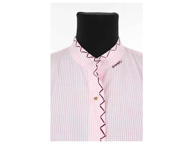 Autre Marque Camisa Victoria Leivissa Rosa de Algodão M - vista 2