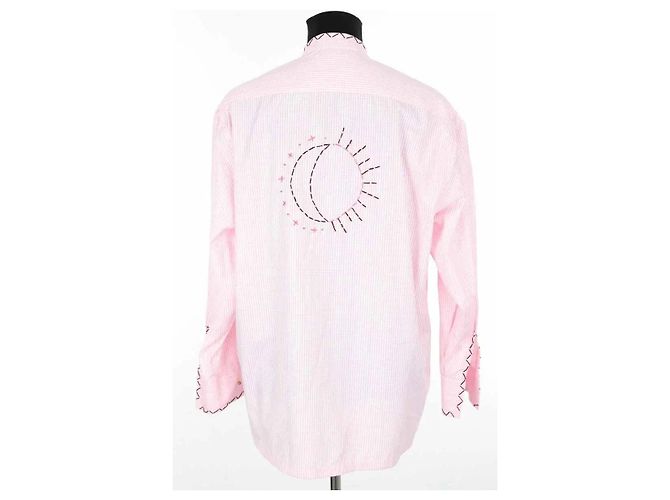 Autre Marque Camisa Victoria Leivissa Rosa de Algodão M - vista 4