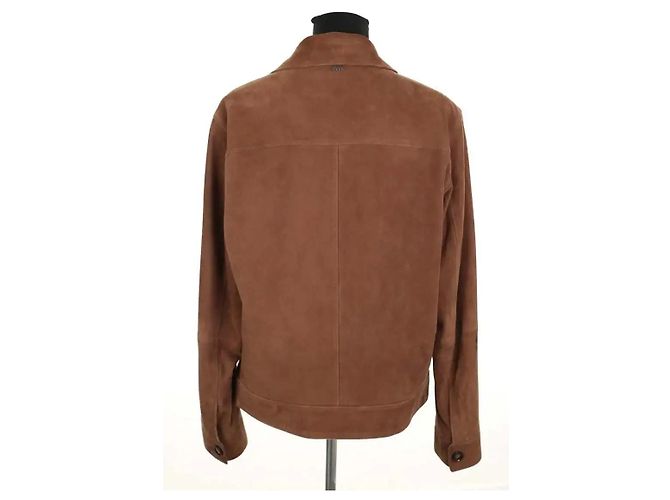 Autre Marque Boss Jacke aus Wildleder braun M - Ansicht 4
