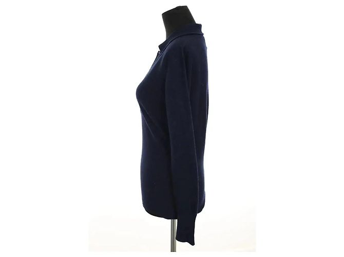 Autre Marque Pull Molli en laine bleu - vue 3