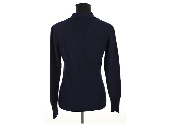 Autre Marque Pull Molli en laine bleu - vue 4