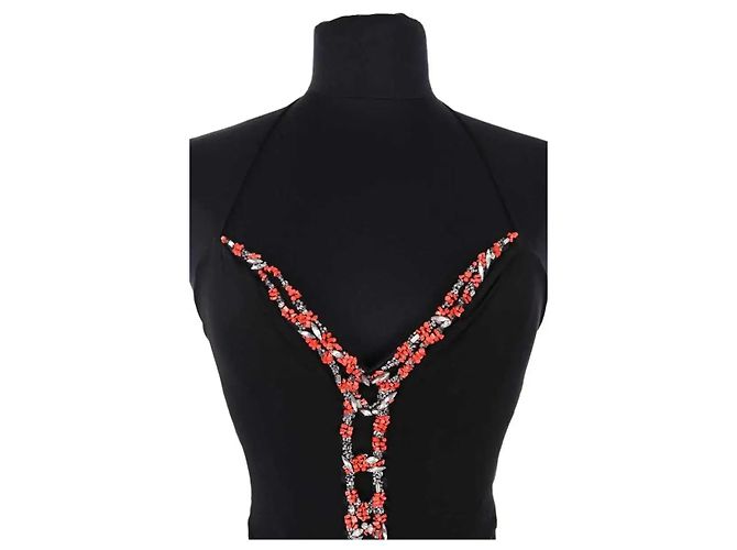 Robe noire Roberto Cavalli - vue 2