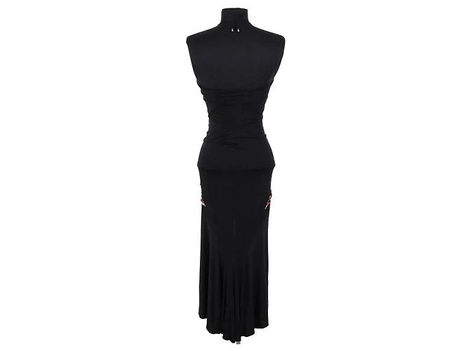 Robe noire Roberto Cavalli - vue 4