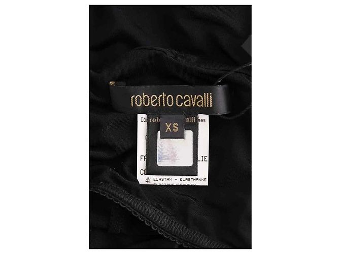 Robe noire Roberto Cavalli - vue 5
