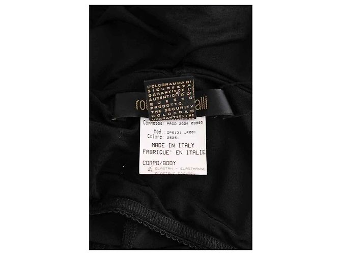Robe noire Roberto Cavalli - vue 6