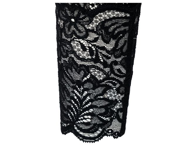 Autre Marque Body transparente bordado Marvel Preto - vista 10