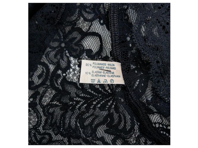 Autre Marque Body transparente bordado Marvel Preto - vista 15