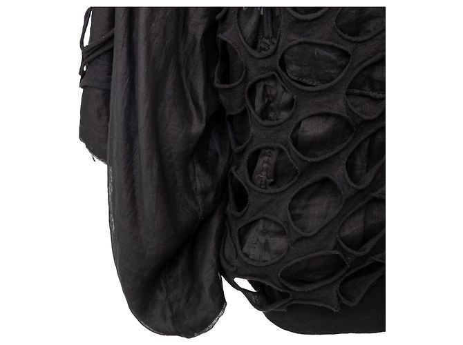 Autre Marque Bomber Diliborio con detalles calados Negro - vista 6