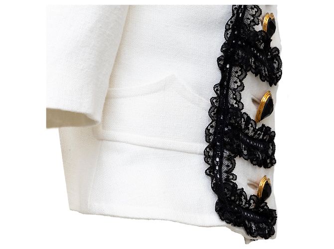 Giacca stringata Christian Lacroix Bianco - vista 7