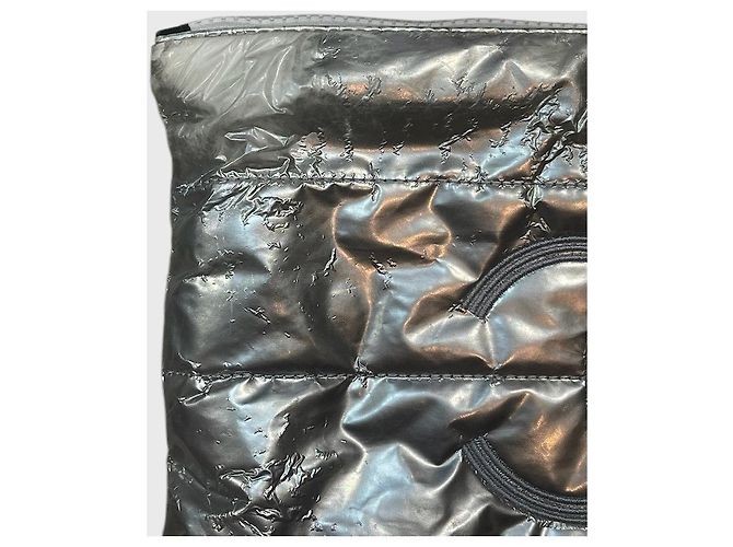 Bolso de mano Chanel plateado Metálico - vista 4