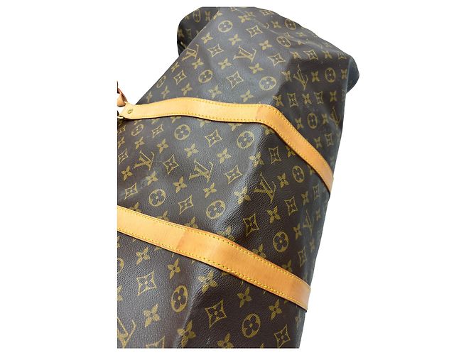 Louis Vuitton Keepall Monogram Canvas 60 Marron - vue 6