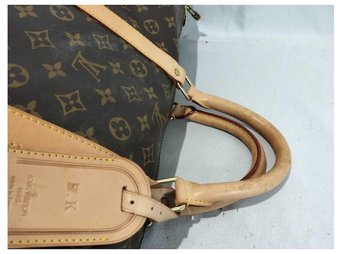Louis Vuitton Keepall Monogram Canvas 60 Marron - vue 7