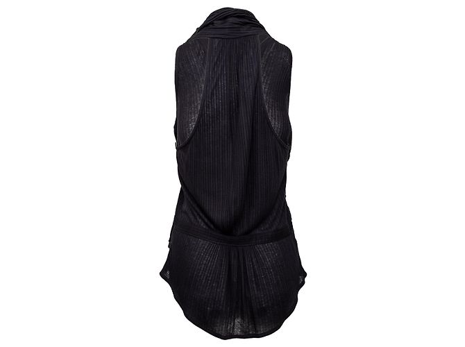 Marc by Marc Jacobs geripptes Top Schwarz - Ansicht 2