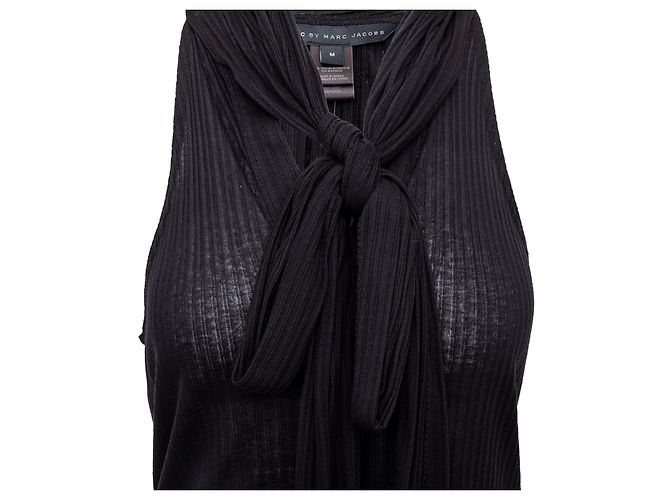 Marc by Marc Jacobs geripptes Top Schwarz - Ansicht 3