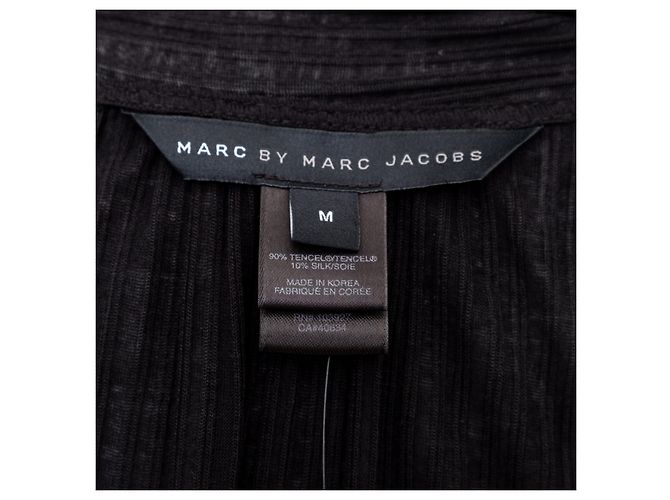 Marc by Marc Jacobs geripptes Top Schwarz - Ansicht 6