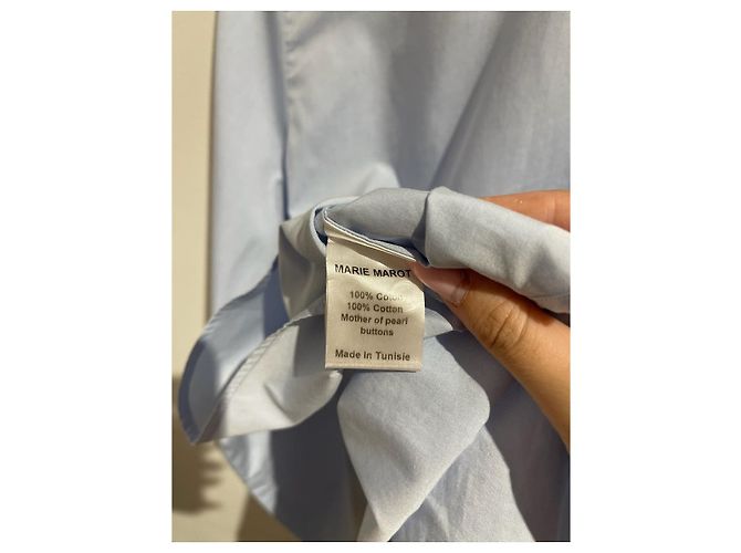 Autre Marque Marie Marot Hemd blau T.XL - Ansicht 6