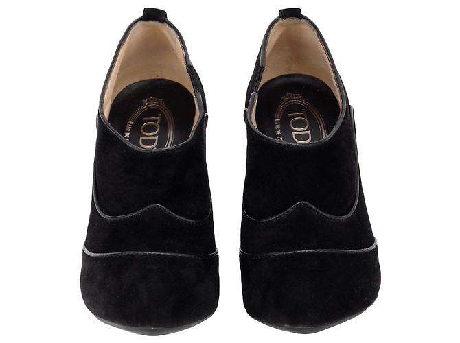 Tod's Lulù Ankle Boots Black Leather - view 2