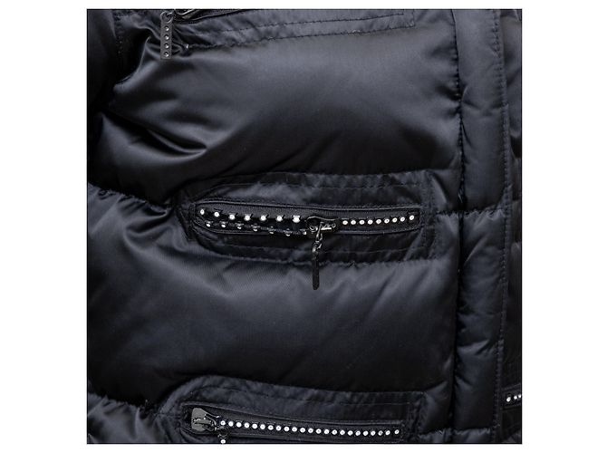 Giacca in Piumino Sonia Rykiel con Zip Nero - vista 10