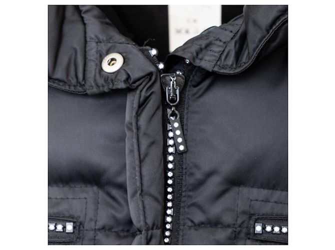 Giacca in Piumino Sonia Rykiel con Zip Nero - vista 12