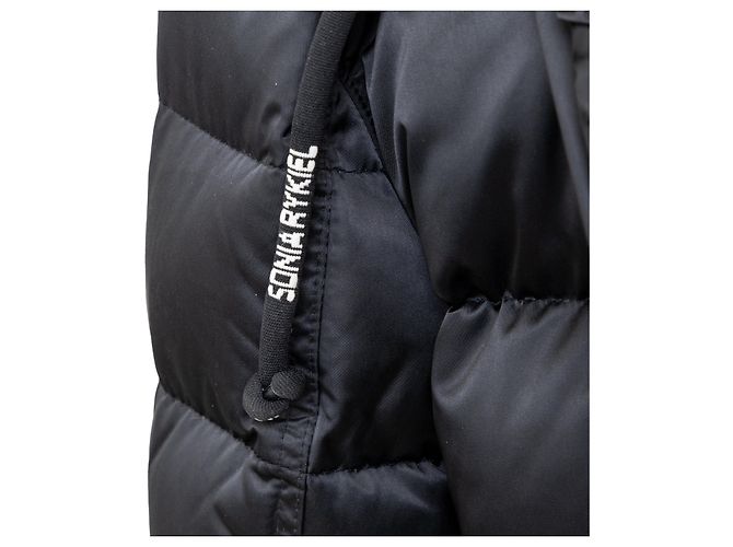 Giacca in Piumino Sonia Rykiel con Zip Nero - vista 13
